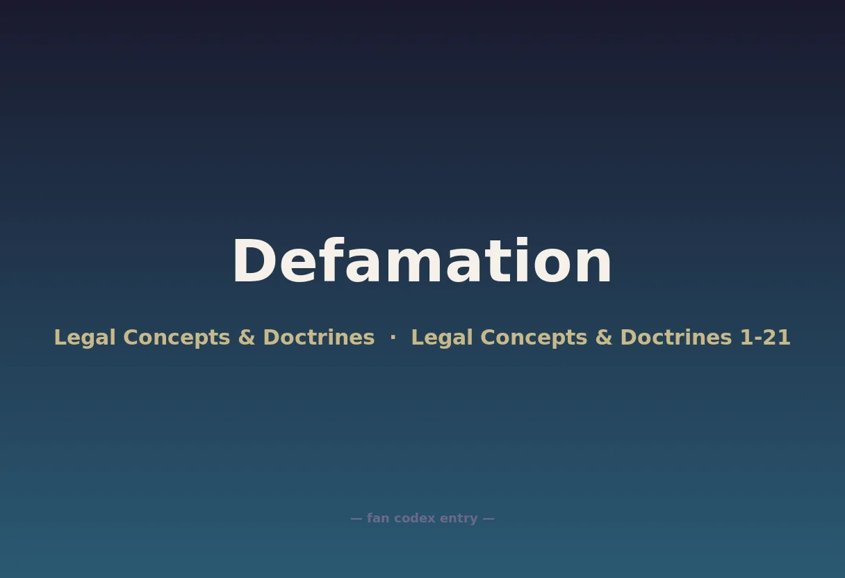 Defamation