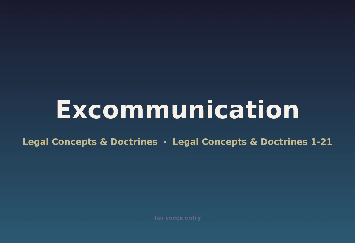 Excommunication