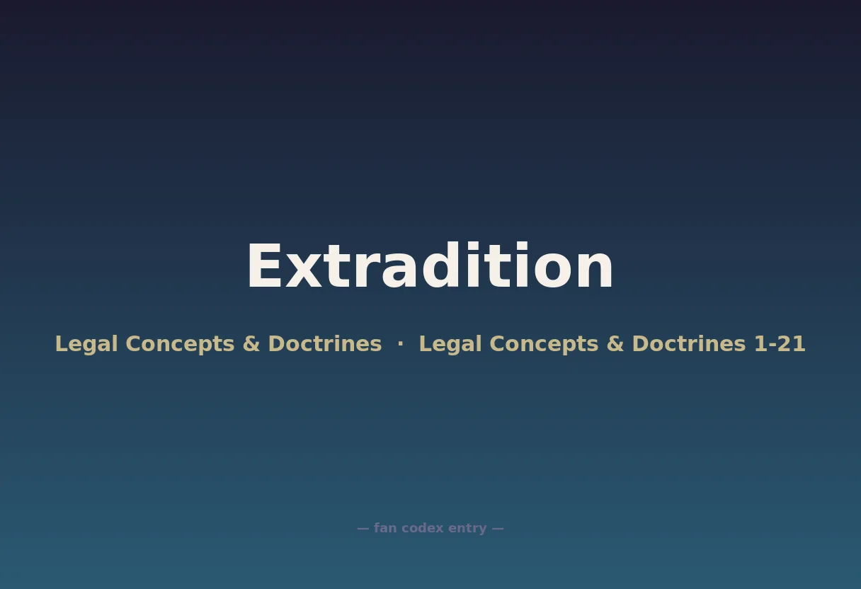 Extradition